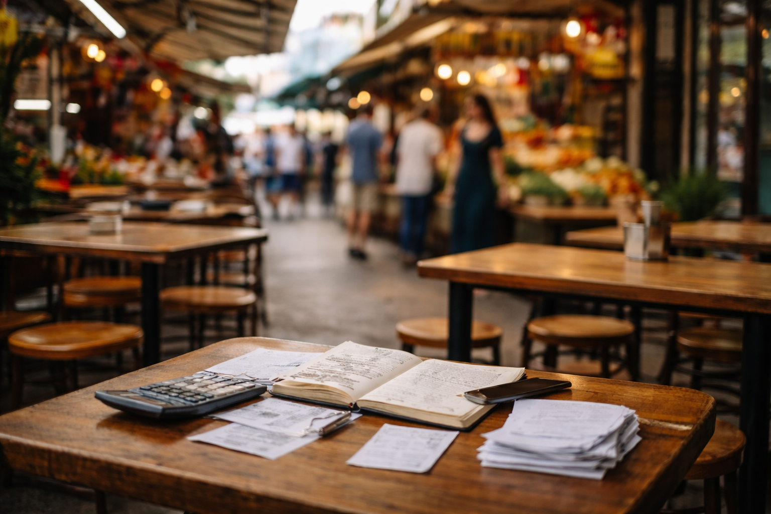 emprendedor en españa revisando gastos de su pequeño negocio en 2026