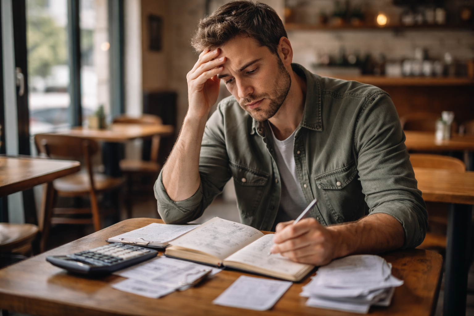 emprendedor en españa revisando gastos de su negocio en 2026