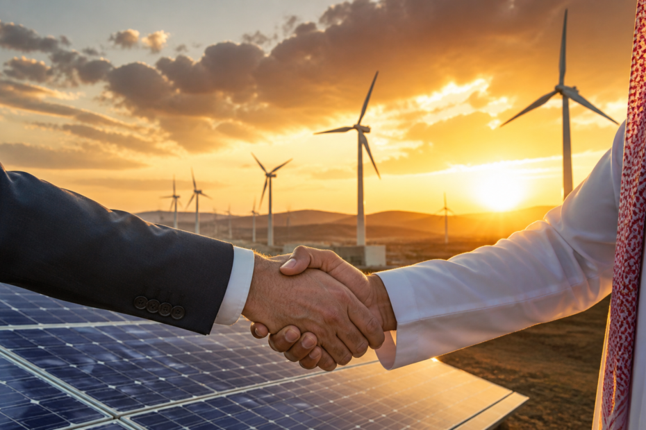 acuerdo internacional en energías renovables con inversión extranjera en parques solares y eólicos en España