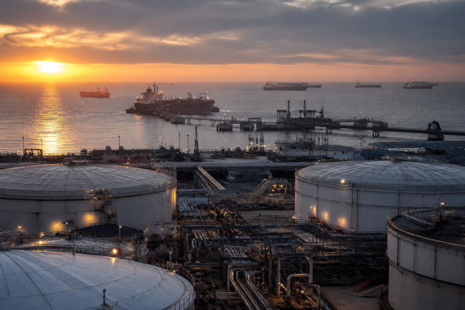 Panel financiero mostrando la evolución de los mercados mientras el precio del petróleo reacciona a las tensiones geopolíticas en Oriente Medio.